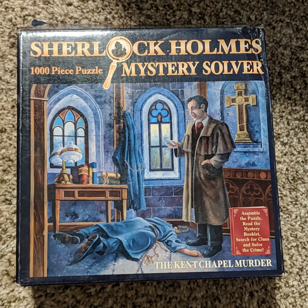 1000 piece puzzle Sherlock Holmes mystery